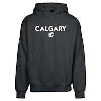Sweat à capuche noir Calgary Flames Contact City Capsule pour homme de Levelwear