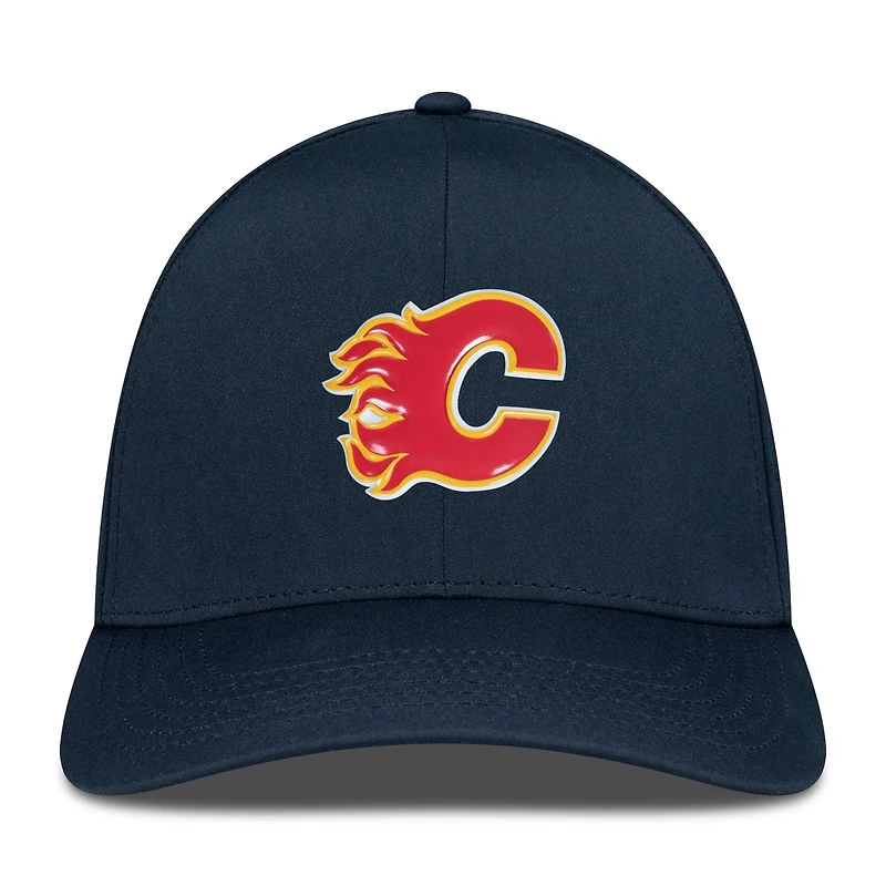 Casquette Zeta Insignia Core Flex noire pour homme des Flames de Calgary Levelwear