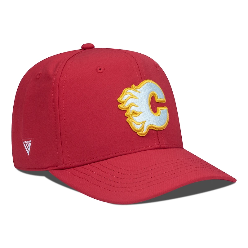 Men's Levelwear Red Calgary Flames  Rise Flex Hat