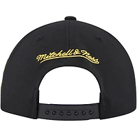 Men's Mitchell & Ness Black Calgary Flames Core Team Script 2.0 Snapback Hat