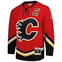 Men's Mitchell & Ness Jarome Iginla Red Calgary Flames 2003-04 Power Play Jersey
