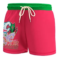 Men's Mitchell & Ness Pink Calgary Flames  Party Mix Shorts