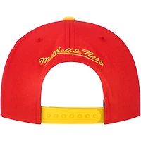 Casquette Snapback 2.0 Core Team Ground 2.0 des Flames de Calgary rouge Mitchell & Ness pour homme
