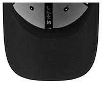 Men's New Era  Black Calgary Flames Logo 39THIRTY Flex Hat