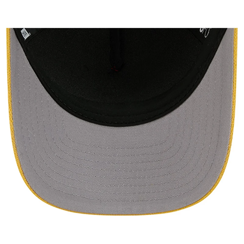 Casquette ajustable New Era 9FORTY M-Crown A-Frame rouge/jaune pour homme des Flames de Calgary