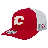 Casquette extensible à boutons-pression Core Trucker 9SEVENTY des Flames de Calgary de New Era pour homme