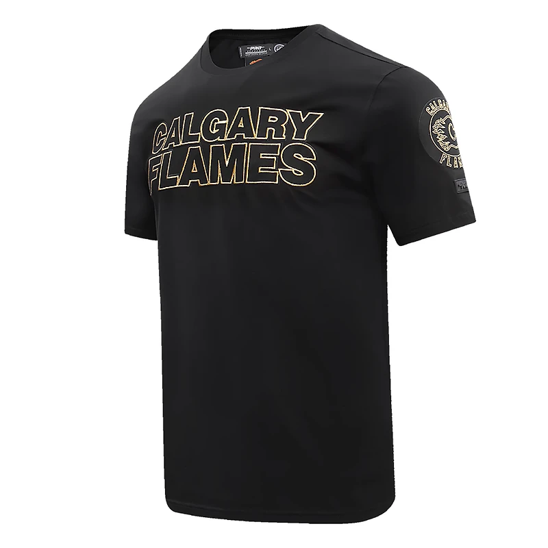 T-shirt noir Pro Standard des Flames de Calgary pour hommes