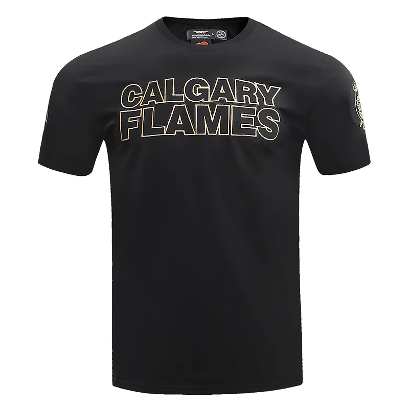 T-shirt noir Pro Standard des Flames de Calgary pour hommes