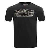 T-shirt noir Pro Standard des Flames de Calgary pour hommes