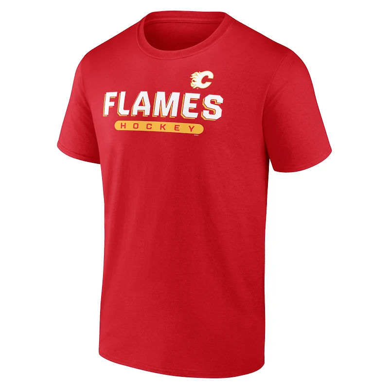 Men's Red Calgary Flames Spirit T-Shirt