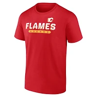 Men's  Red Calgary Flames Spirit T-Shirt