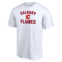 Men's  White Calgary Flames Victory Arch T-Shirt