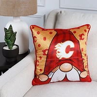 Orange Calgary Flames 18" x 18" Gnome Pillow