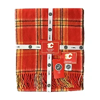 Patrick King Woollen Company Calgary Flames 31" x 69" Merino Wool Stadium Blanket/Wrap