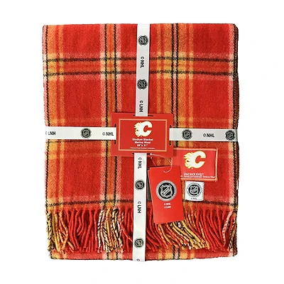 Patrick King Woollen Company Calgary Flames 31" x 69" Merino Wool Stadium Blanket/Wrap