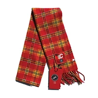Écharpe en laine à carreaux tartan des Flames de Calgary de Patrick King Woollen Company