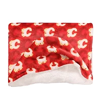 Red Calgary Flames 50'' x 70'' Hoodie Throw Blanket