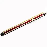 Bracelet fin en cuir personnalisé Flames de Calgary rouge