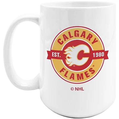 The Sports Vault Calgary Flames 15oz. Sublimated Coffee Mug