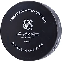 Tyler Toffoli Calgary Flames Rondelle de jeu officielle autographiée avec inscription "C of Red"