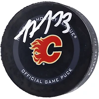 Tyler Toffoli Calgary Flames Autographed Official Game Puck