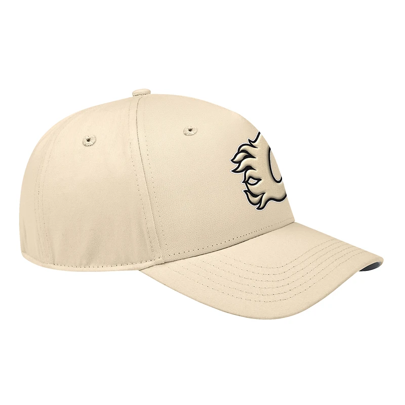 Unisex Starter  Tan Calgary Flames Tonal Adjustable Hat