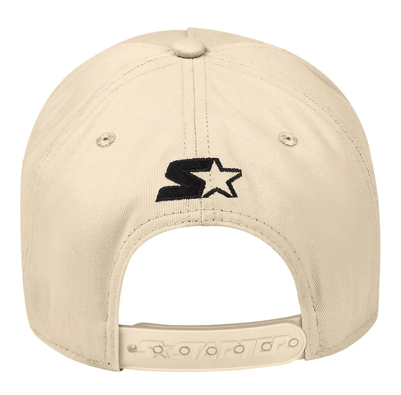 Casquette unisexe Starter Tan Calgary Flames à réglage ton sur ton