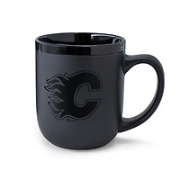 Tasse WinCraft Calgary Flames 48 cl en céramique noire ton sur ton