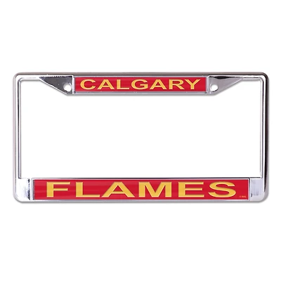 WinCraft Calgary Flames S/L Metal License Plate Frame