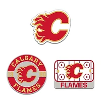 Ensemble de trois pin de collection WinCraft Calgary Flames