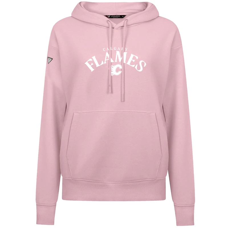 Sweat à capuche rose clair pour femme Calgary Flames Mother's Day Adorn de Levelwear