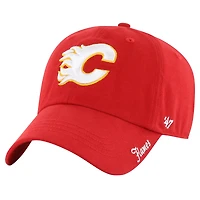 Women's '47 Red Calgary Flames Miata Clean Up Adjustable Hat