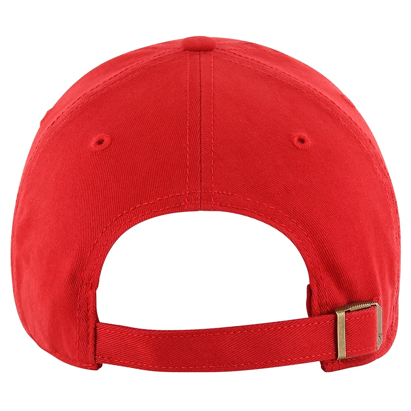 Casquette ajustable Miata Clean Up '47 des Flames de Calgary pour femmes, rouge