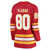 Women's Fanatics Daniel Vladar Red Calgary Flames Home Breakaway Player - Jersey