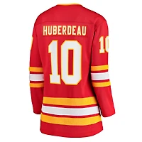 Fanatics pour femmes Jonathan Huberdeau Rouge Maillot de joueur échappé à domicile des Flames Calgary