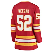 Women's Fanatics MacKenzie Weegar Red Calgary Flames Home Breakaway Player - Jersey