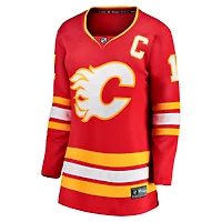 Fanatics féminins Mikael Backlund, échappée à domicile des Flames de Calgary, rouge - Maillot joueur