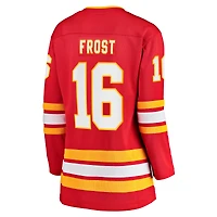 Women's Fanatics Morgan Frost Red Calgary Flames Home Breakaway Jersey