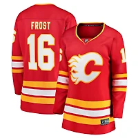Women's Fanatics Morgan Frost Red Calgary Flames Home Breakaway Jersey