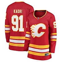 Women's Fanatics Nazem Kadri Red Calgary Flames Home Breakaway Player - Jersey