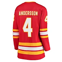 Women's Fanatics Rasmus Andersson Red Calgary Flames Home Team Breakaway Player Jersey