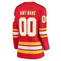 Fanatiques féminines de marque Red Calgary Flames 2020/21 domicile - Maillot Breakaway personnalisé