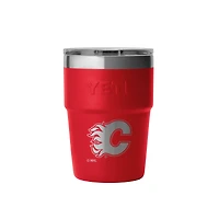 Gobelet empilable Rambler YETI des Flames de Calgary de 473 ml avec couvercle Magslider