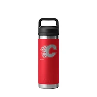 YETI Calgary Flames 18oz. Rambler Chug Water Bottle