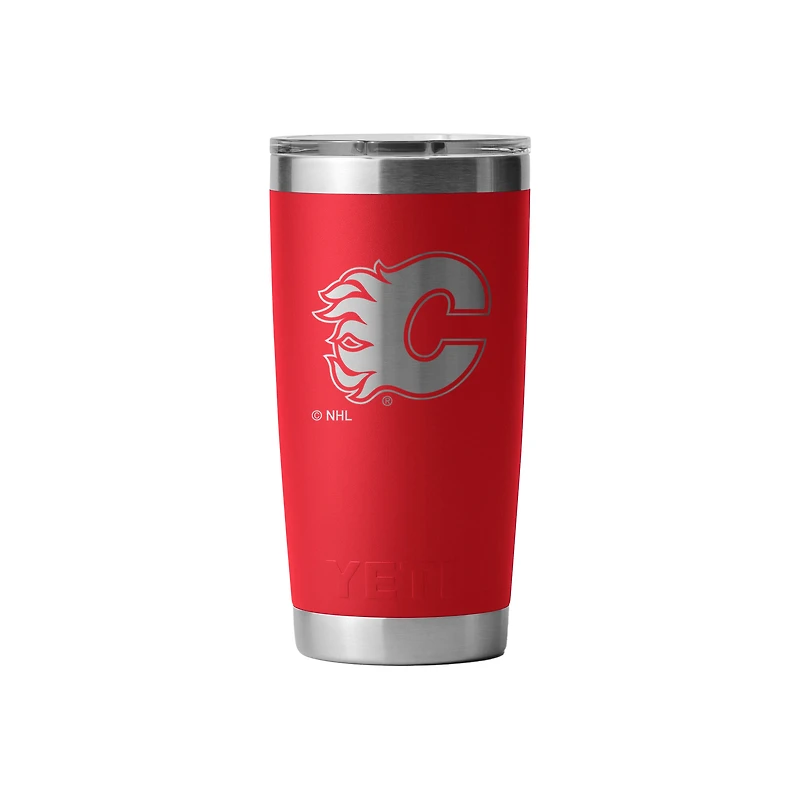 YETI Calgary Flames 20oz. Rambler Tumbler with Magslider Lid