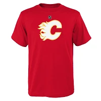 Youth Outerstuff Red Calgary Flames Primary Logo T-Shirt