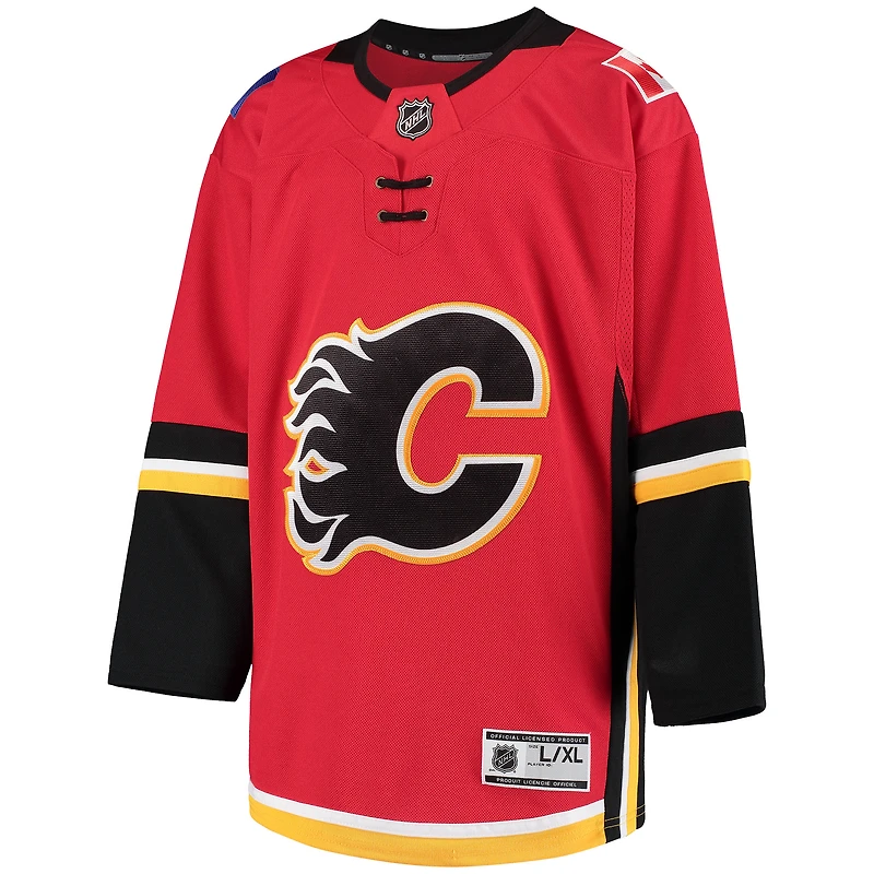 Maillot alternatif Premier rouge des Flames de Calgary pour jeunes, saison 2020/21