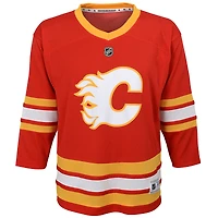 Youth Red Calgary Flames 2020/21 Home - Replica Custom Jersey