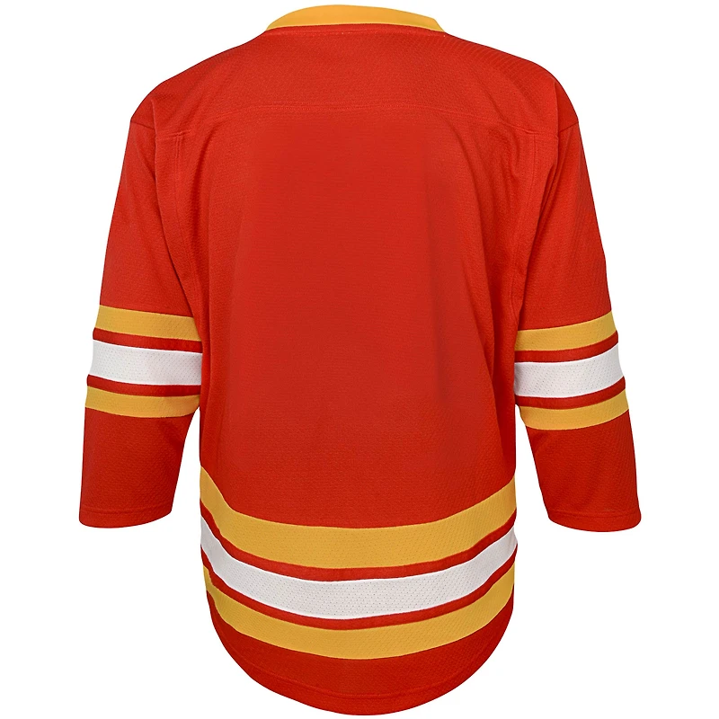 Domicile des Flames de Calgary rouges pour jeunes - Réplique maillot