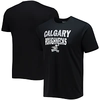 T-shirt noir Levelwear Calgary Roughnecks Team Thrive pour hommes